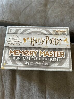 Harry Potter Memory Master Card Game - Gold & White